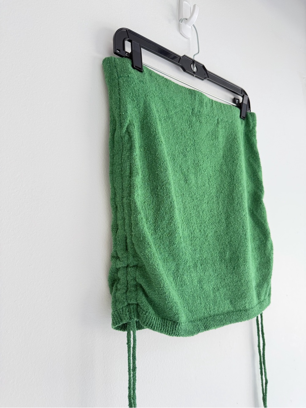 Free People Beach Green Cabo Cinched Bodycon Mini Skirt Small 57018 - Picture 6 of 9